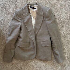 Zara Woman Blazer size M tan khaki color
